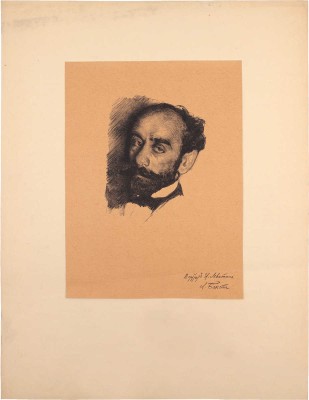 Бакст Лев Самойлович. Портрет художника И.И. Левитана